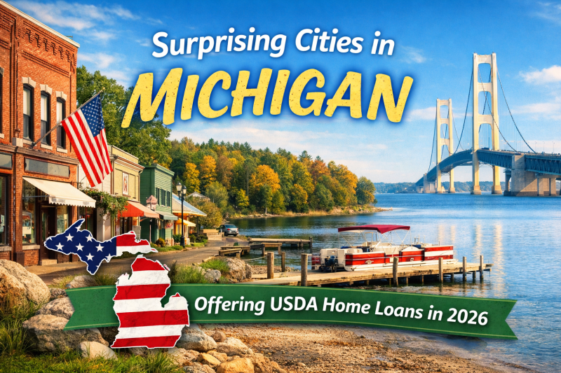 Surprising Cities in Michigan offering USDA loans